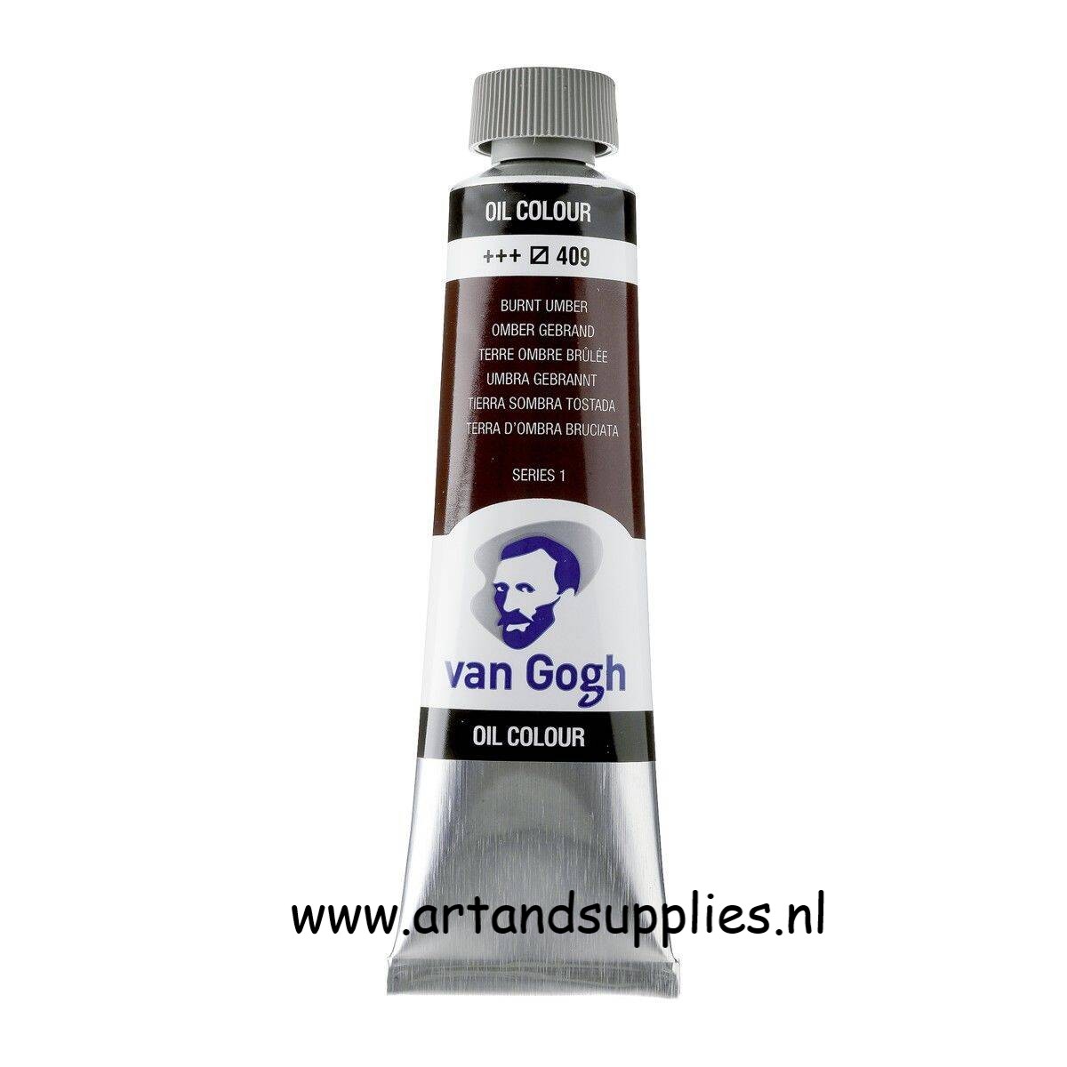 Van Gogh Olieverf Omber Gebrand (409/1), 40ml