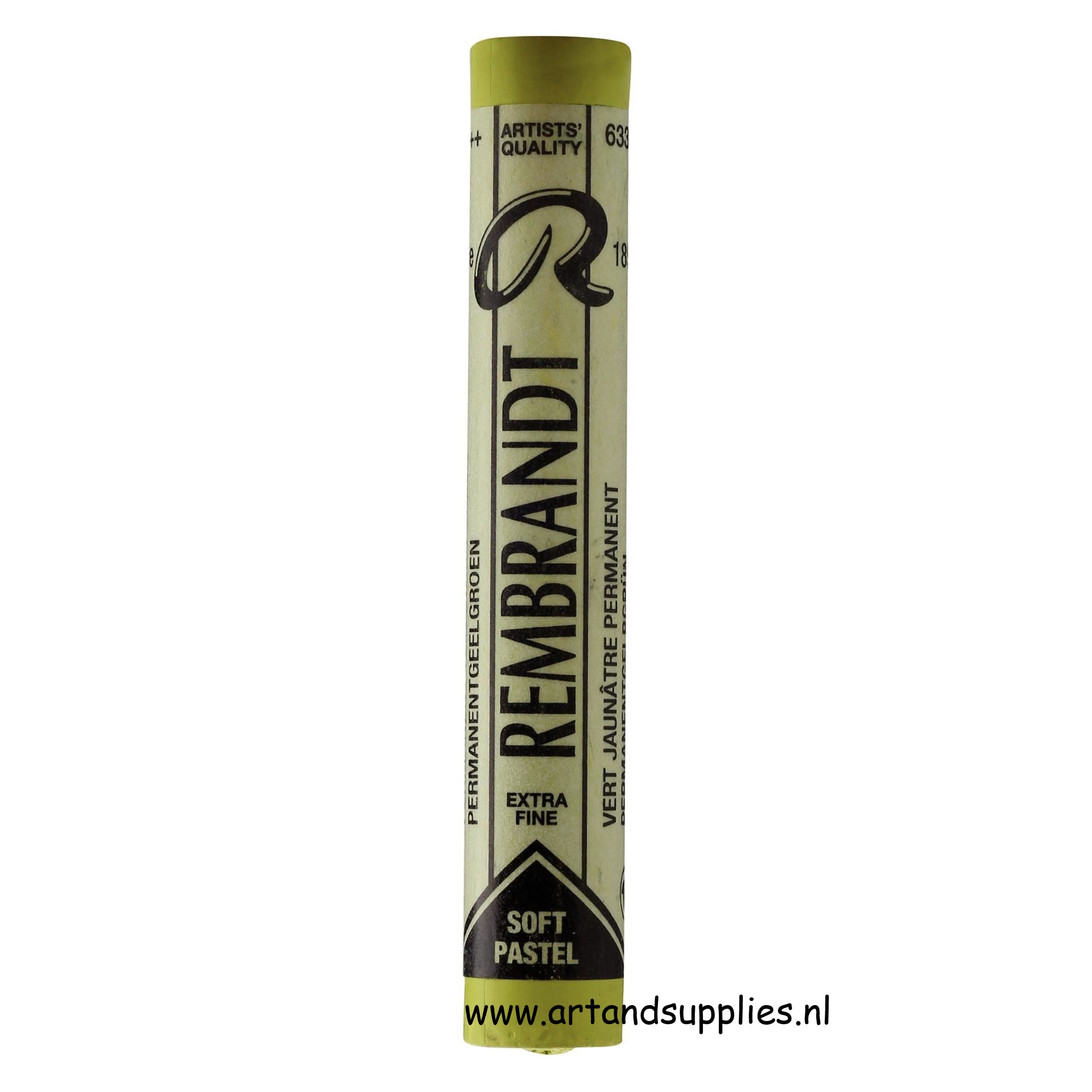 Rembrandt Softpastel Permanent Geelgroen (633.5)