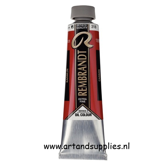 Rembrandt Olieverf Karmijn (318/3), 40ml