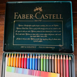 Collectors Item: Polychromos kleurpotloden blik, set van 24 stuks