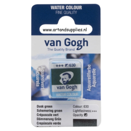 Van Gogh Aquarelverf Schemering Groen (630), half napje