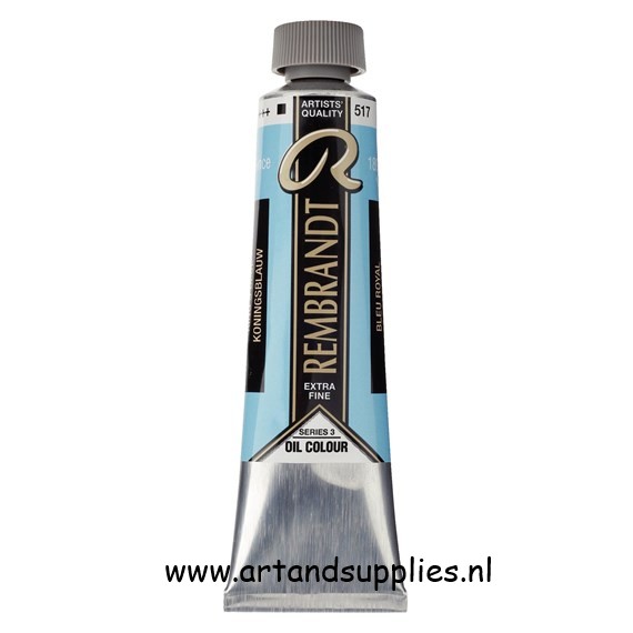 Rembrandt Olieverf Koningsblauw (517/3), 40ml