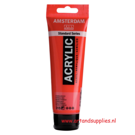 Amsterdam Acrylverf Pyrrole Rood (315), 120ml