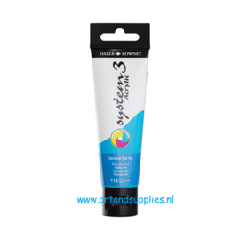 System 3 Acrylverf Coeruleum Blue Hue (112), 59ml