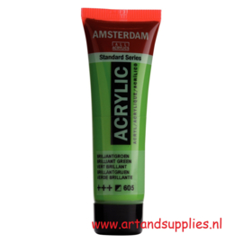Amsterdam Acrylverf Briljantgroen (605), 20ml