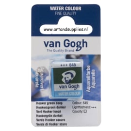 Van Gogh Aquarelverf Hookersgroen Donker (645), half napje