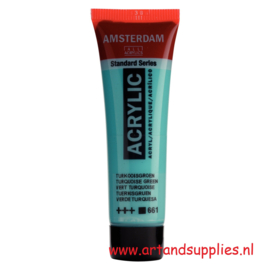 Amsterdam Acrylverf Turkooisgroen (661), 20ml