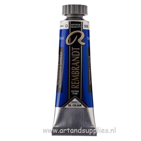 Rembrandt Olieverf Ultramarijn Donker (506/2), 15ml