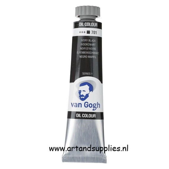 Van Gogh Olieverf Ivoorzwart (701/1), 20ml