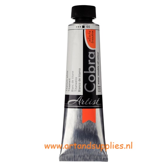 Cobra Artist Olieverf Titaanwit (105/1), 40ml