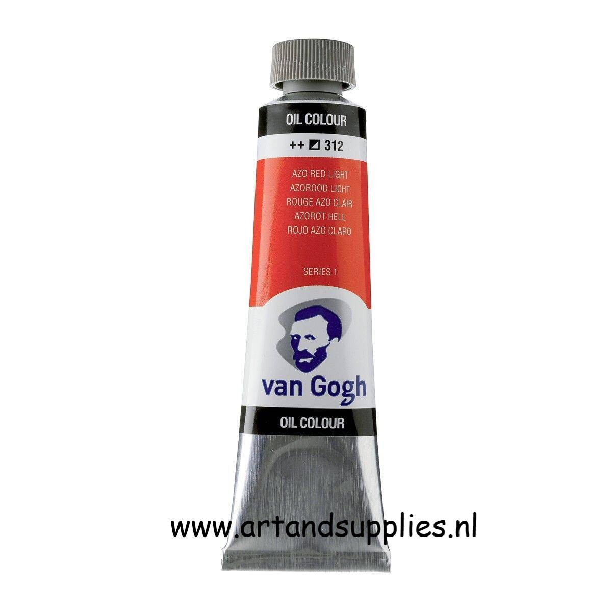 Van Gogh Olieverf Azorood Licht (312/1), 40ml