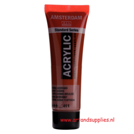 Amsterdam Acrylverf Sienna Gebrand (411), 20ml