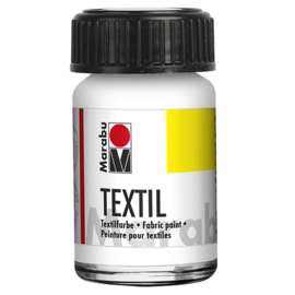 Marabu Textielverf 15ml, Wit