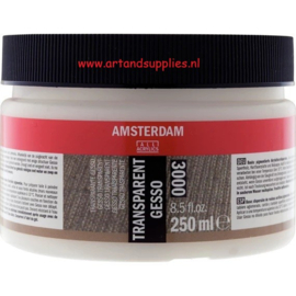 Gesso transparant Amsterdam, 250ml