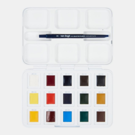 Van Gogh Aquarelpocket  Box, 12 halve napjes + 3 gratis!