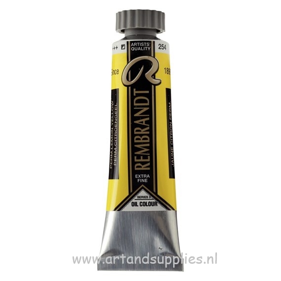 Rembrandt Olieverf Permanent Citroengeel (254/3), 15ml