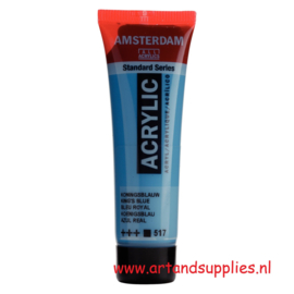Amsterdam Acrylverf Koningsblauw (517), 20ml
