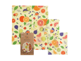 Bee's wrap 3-pack Assorted Fresh Fruit