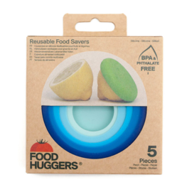 Food Huggers set of 5 Ice Blue