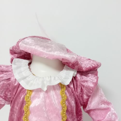 Baby pietenpak A-lijn jurk met roezel schouder