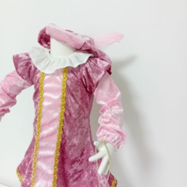 Baby pietenpak A-lijn jurk met roezel schouder