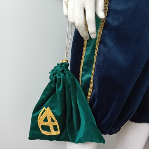 Volwassen pietenpak met broek en cape maat L