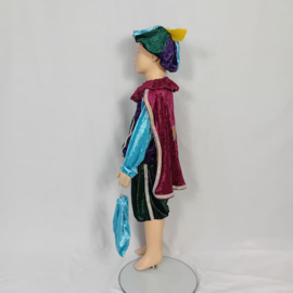 Disco piet met geborduurde cape maat 116