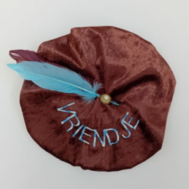 luxe baret met koosnaam vriendje