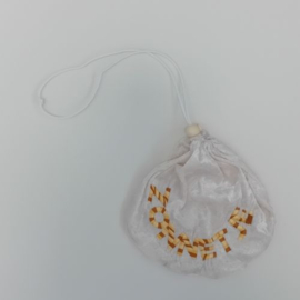Strooitas met koosnaam: zonnetje