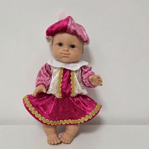 Pietenpak met rok geschikt voor popje Paola-Reina 34 cm