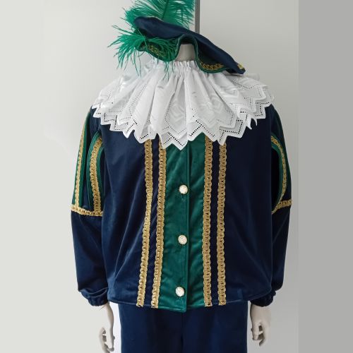 Volwassen pietenpak met broek en cape maat L