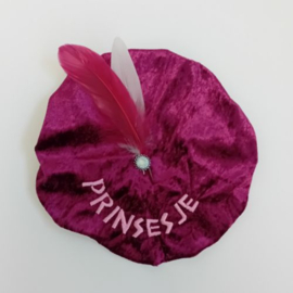 luxe baret met koosnaam prinsesje