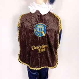 Detective-stoere piet met cape maat 134