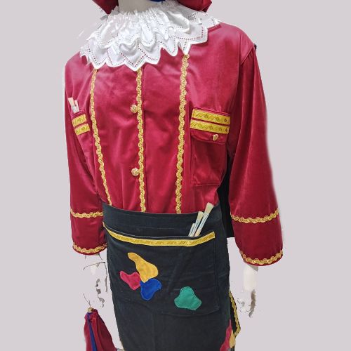 Volwassen schilders pietenpak met veel details maat M