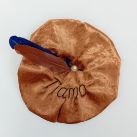 luxe baret met koosnaam tiamo