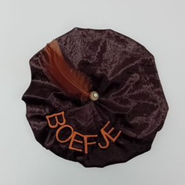 luxe baret met koosnaam boefje