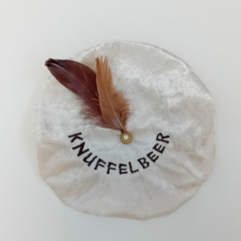 luxe baret met koosnaam knuffelbeer