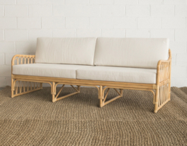 Rotan bank plus kussens