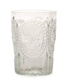 Fleur de lys glas doorzichtig