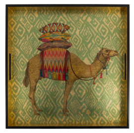 Lacquered tray camel