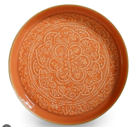 Dienblad groot terracotta