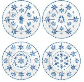 4x dessert/ontbijtbord