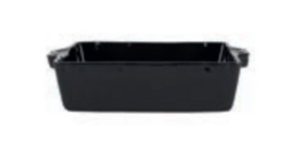 Ovenschaal vierkant dark grey