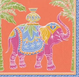 Servet orange elephant 