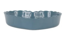 Ovenschaal hart blue