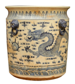 chinese blauwe pot drake grande