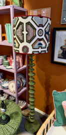 staande lamp 130cm plus kap 40x34cm