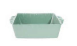 Ovenschaal vierkant sea green