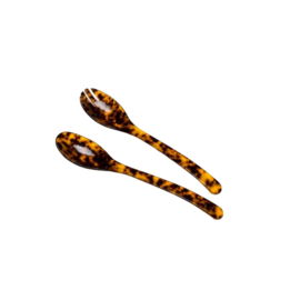 Salad servers tortoiseshell