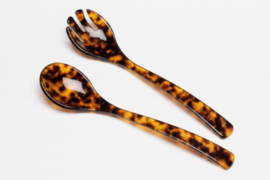 Salad servers tortoiseshell
